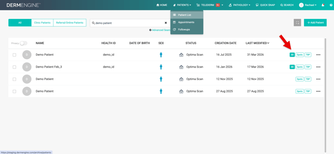 1. Select 3D Patient