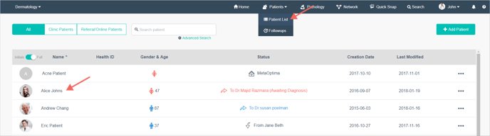 patient_list_drop_down_alice