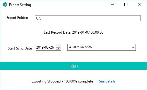export-setting